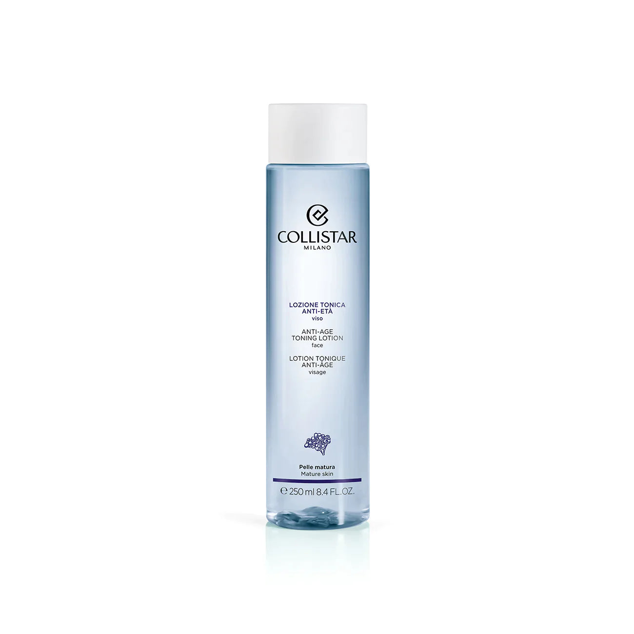 Collistar Anti-Aging Toning Lotion for Face & Neck | Firming & Hydrating Skincare Treatment | Perfect for Daily Use & Nighttime Routine