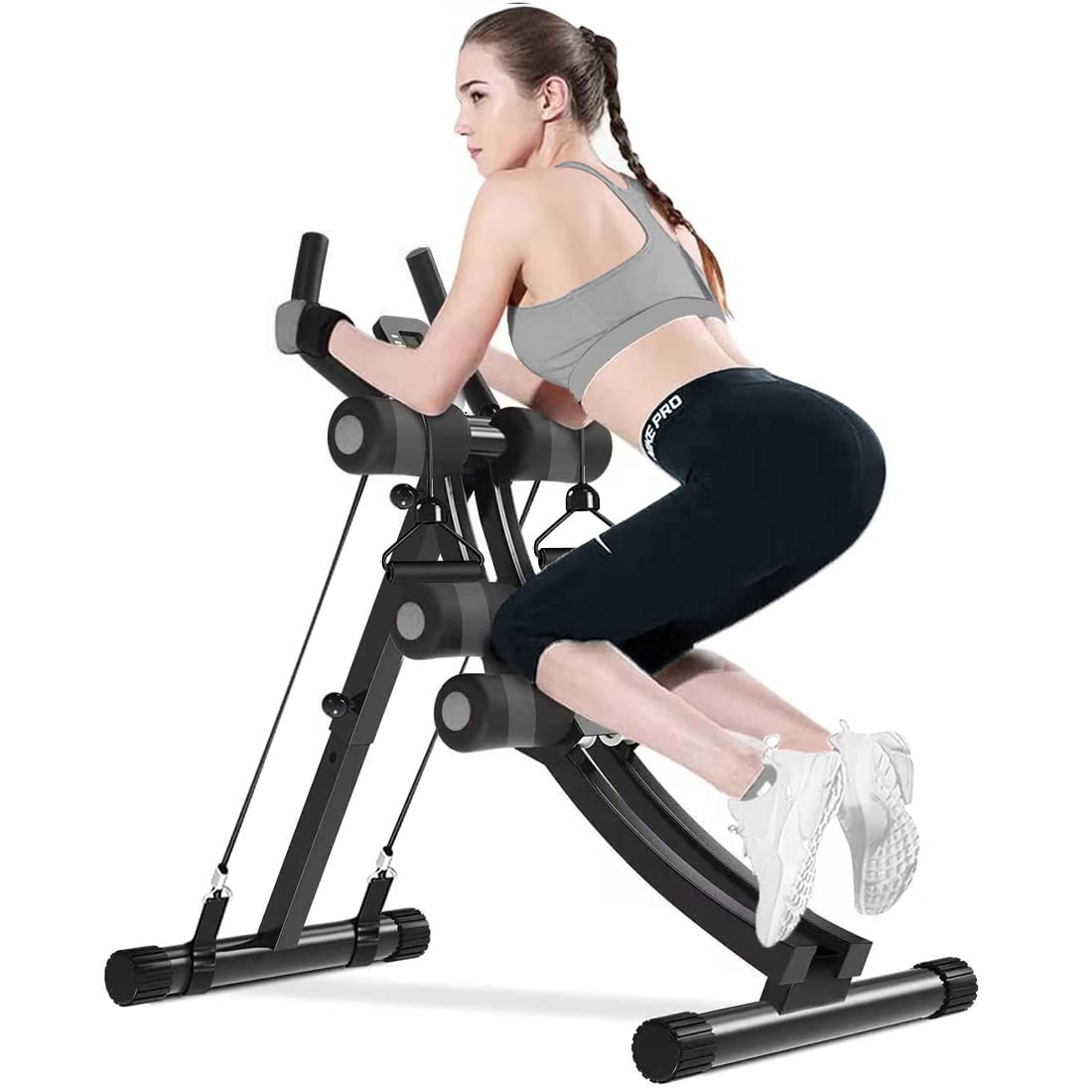 AB Workout Equipment - Adjustable Home Gym Ab Machine for Core Strength Training & Abdominal Exercises | Perfect for Home Fitness & Toning