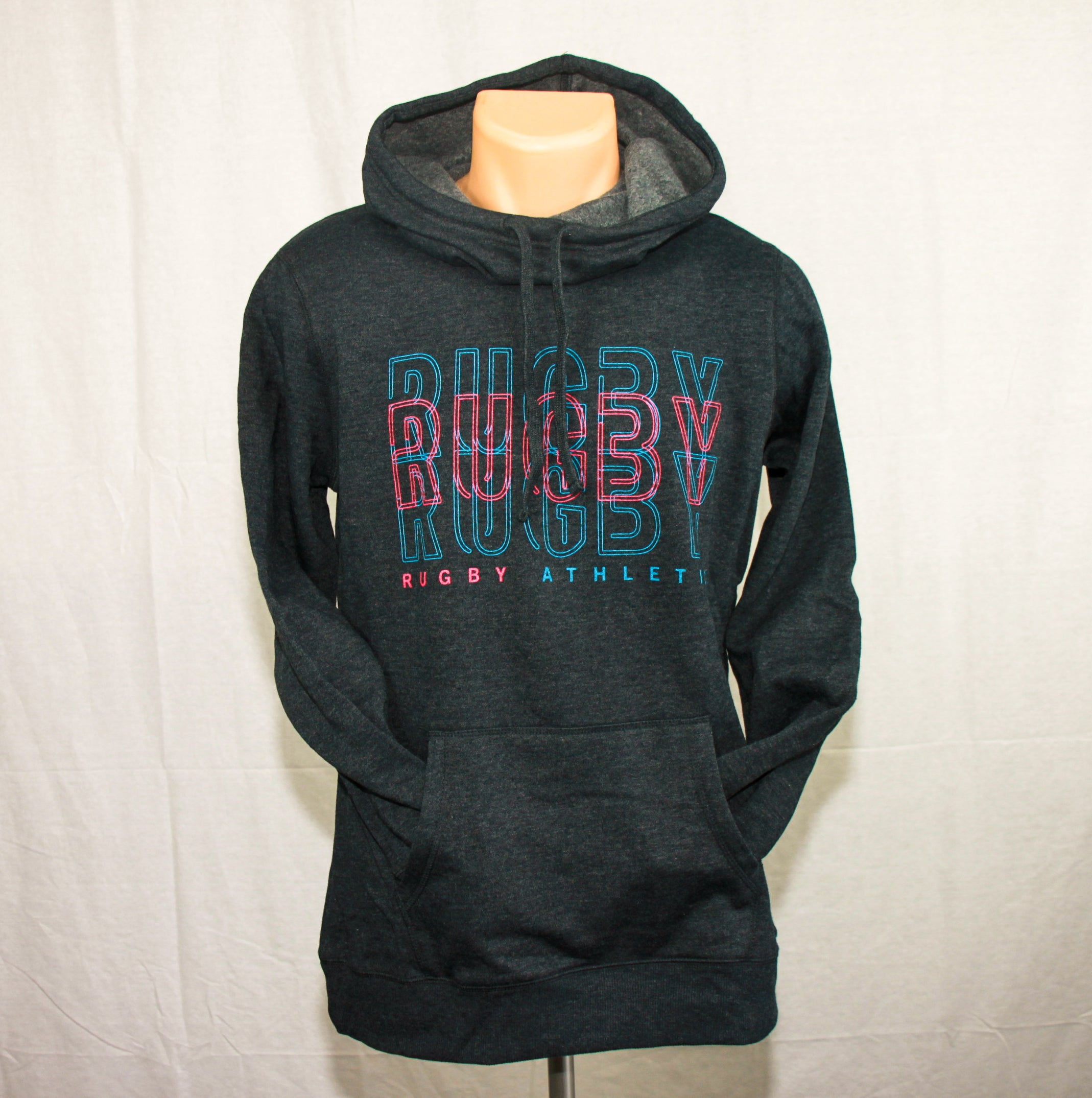Women's Rugby Repeat Cowl Neck Hoodie - Soft & Stylish Pullover Sweatshirt for Casual Wear, Workouts & Outdoor Activities