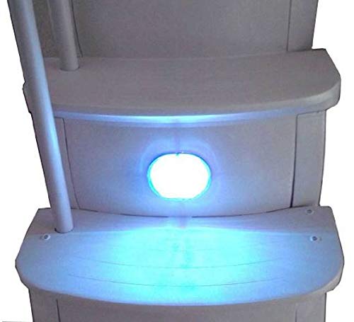 Smart LED Pool Ladder Steps with Entry System - Durable Swimming Pool Access Ladder for Easy In/Out - Perfect for Inground Pools, Backyard Safety & Night Swimming
