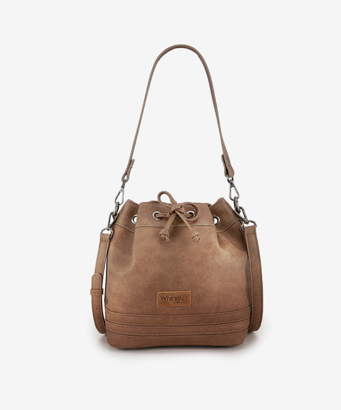Wrangler Concealed Carry Bucket Crossbody Bag for Women & Men - Durable Tactical Waist Pack with Hidden Gun Pocket - Perfect for Hiking, Travel & Everyday Use