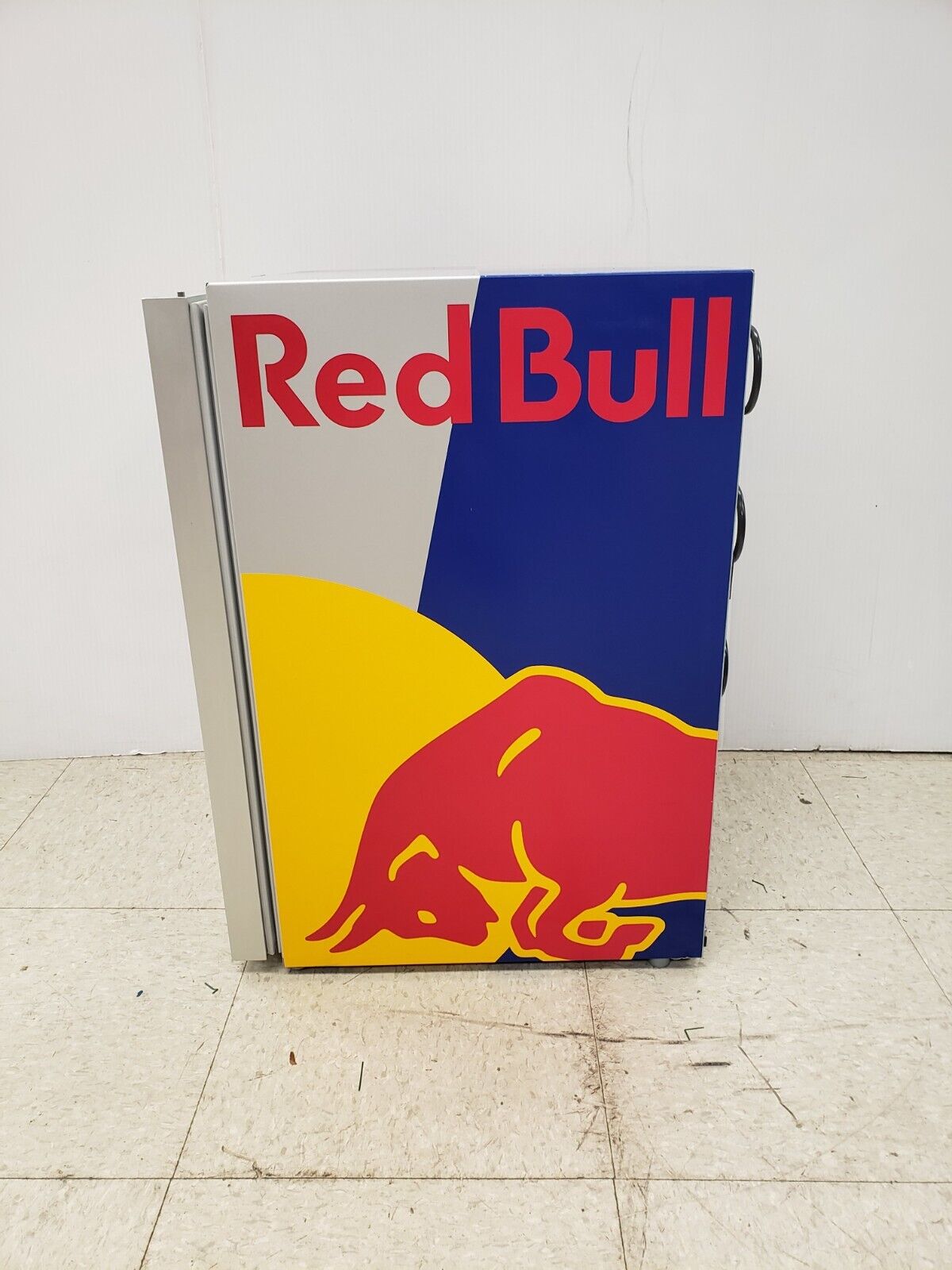 Vestfrost VC206484016 RedBull Mini Fridge - Compact Beverage Cooler for Energy Drinks, Beer, Soda - Perfect for Home, Office, Dorm Room & Gaming Setup