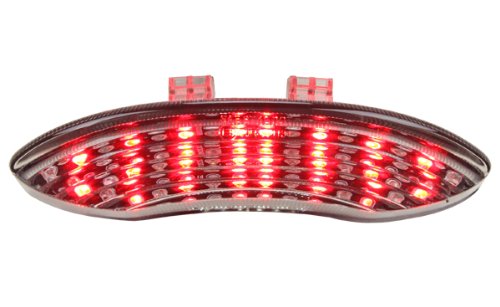 Sequential LED Tail Lights Clear Lens for 2011-2020 Triumph Speed Triple - High Visibility Brake Lights for Night Riding & Enhanced Safety