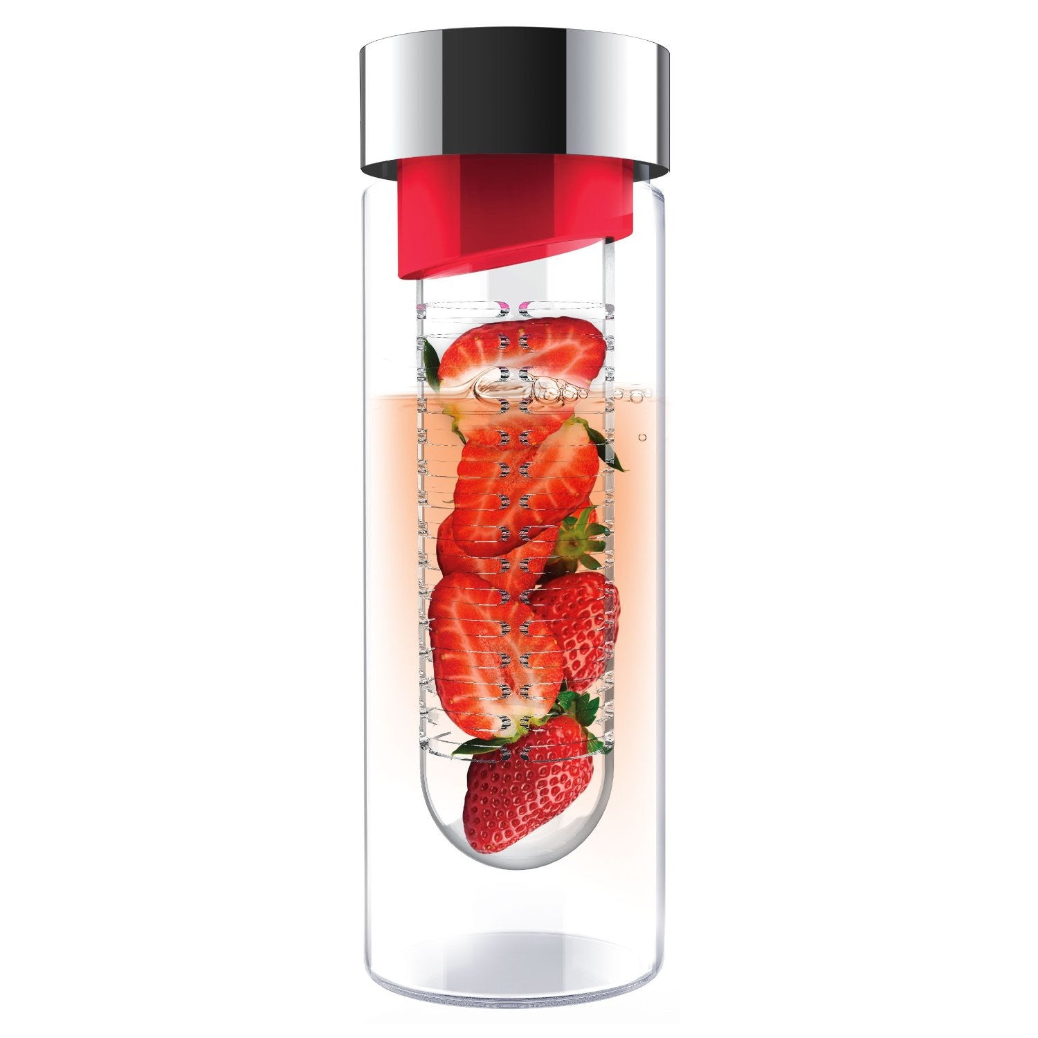 Asobu Flavour It - Insulated Stainless Steel Water Bottle with Flavor Infuser - Perfect for Gym, Hiking & Office Hydration
