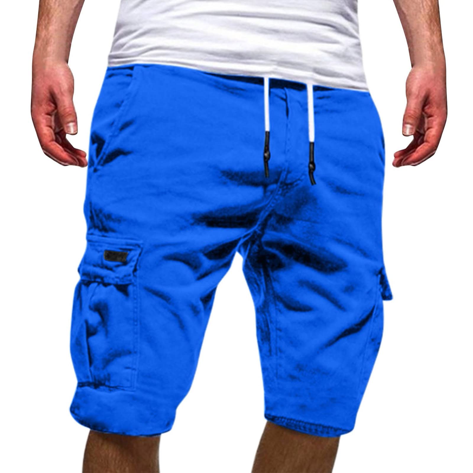 Men's Cargo Shorts with 5 Pockets - Lightweight Summer Casual Pants for Outdoor, Hiking & Travel | Plus Size Available
