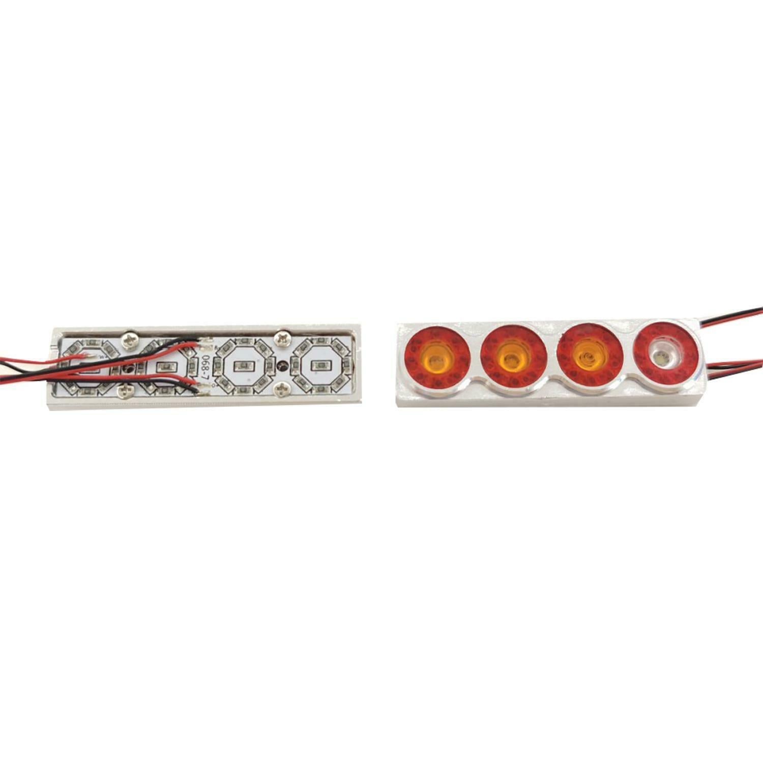 Universal 5V LED Rear Light Taillight for 1:14 Scale TMY RC Tractor R620 1851 3363 56360 LESU Truck - DIY Upgrade & Replacement Part for RC Model Trucks, Construction Vehicles & Heavy Equipment Projects