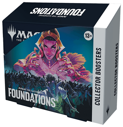 Magic: The Gathering Foundations Display Case - Holds 6x Collector Boxes | Perfect for Card Storage, Gaming Tournaments & Collectible Organization