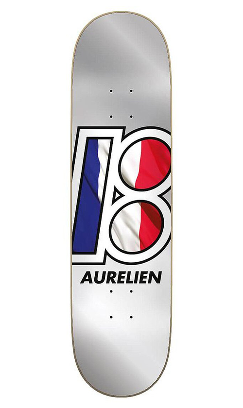 Plan B Aurelien Global Deck 8.0 Inch Skateboard - Professional Street Skateboard for Tricks & Commuting | Perfect for Skate Parks, Urban Riding & Beginners