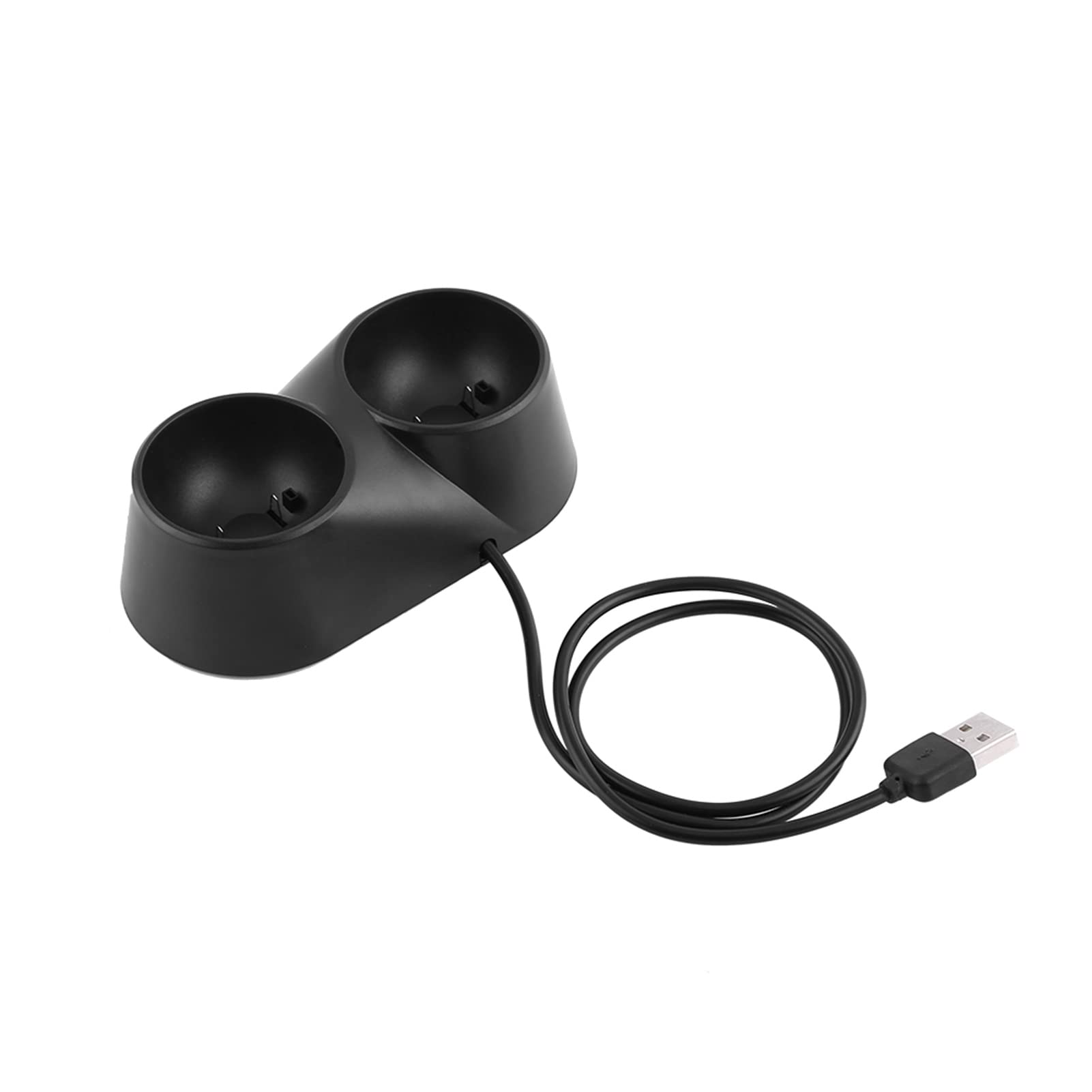 PS VR Dual Dock Charging Station for PlayStation Move Controllers & Headset - Fast Charging Stand for Virtual Reality Gaming - Perfect for PS VR Gaming Setup & Accessories Organization