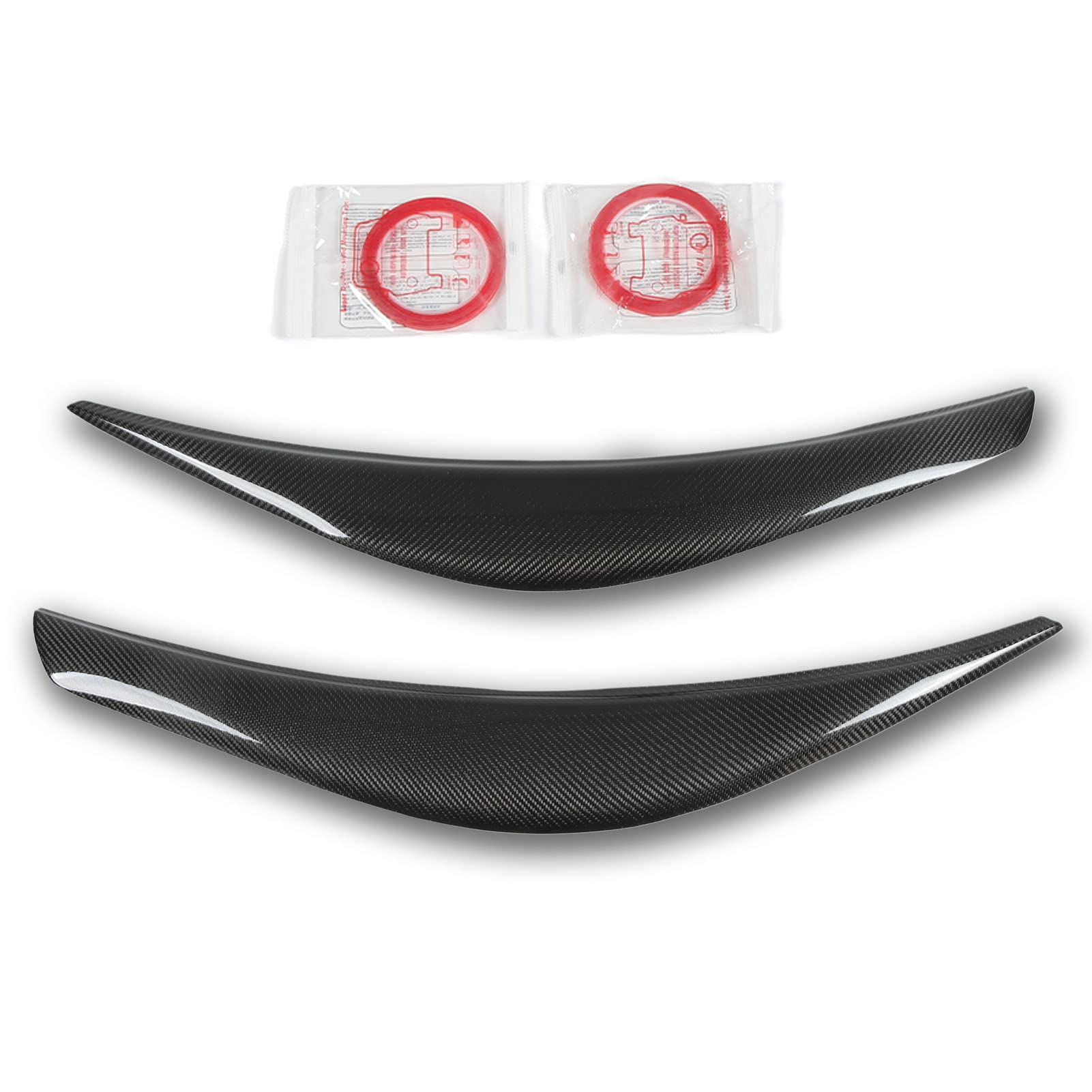 Carbon Fiber Headlight Eyebrow Cover for Hyundai Veloster 2011-2017 - Durable & Stylish Upgrade - Perfect for Car Enthusiasts & Custom Builds