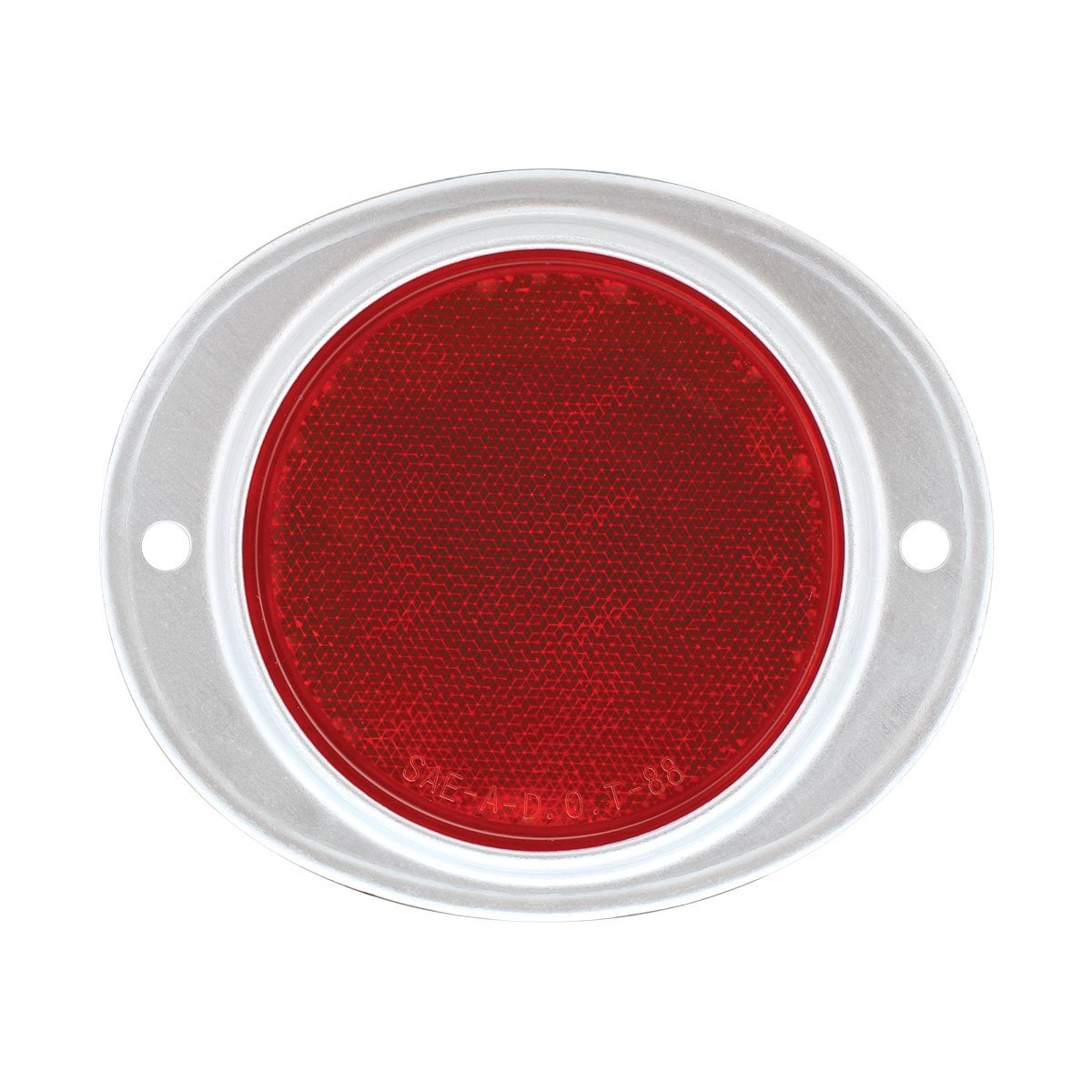 United Pacific 30710 Red Safety Reflector for Trucks & Trailers - High Visibility Roadside Emergency & Night Driving Safety Accessory