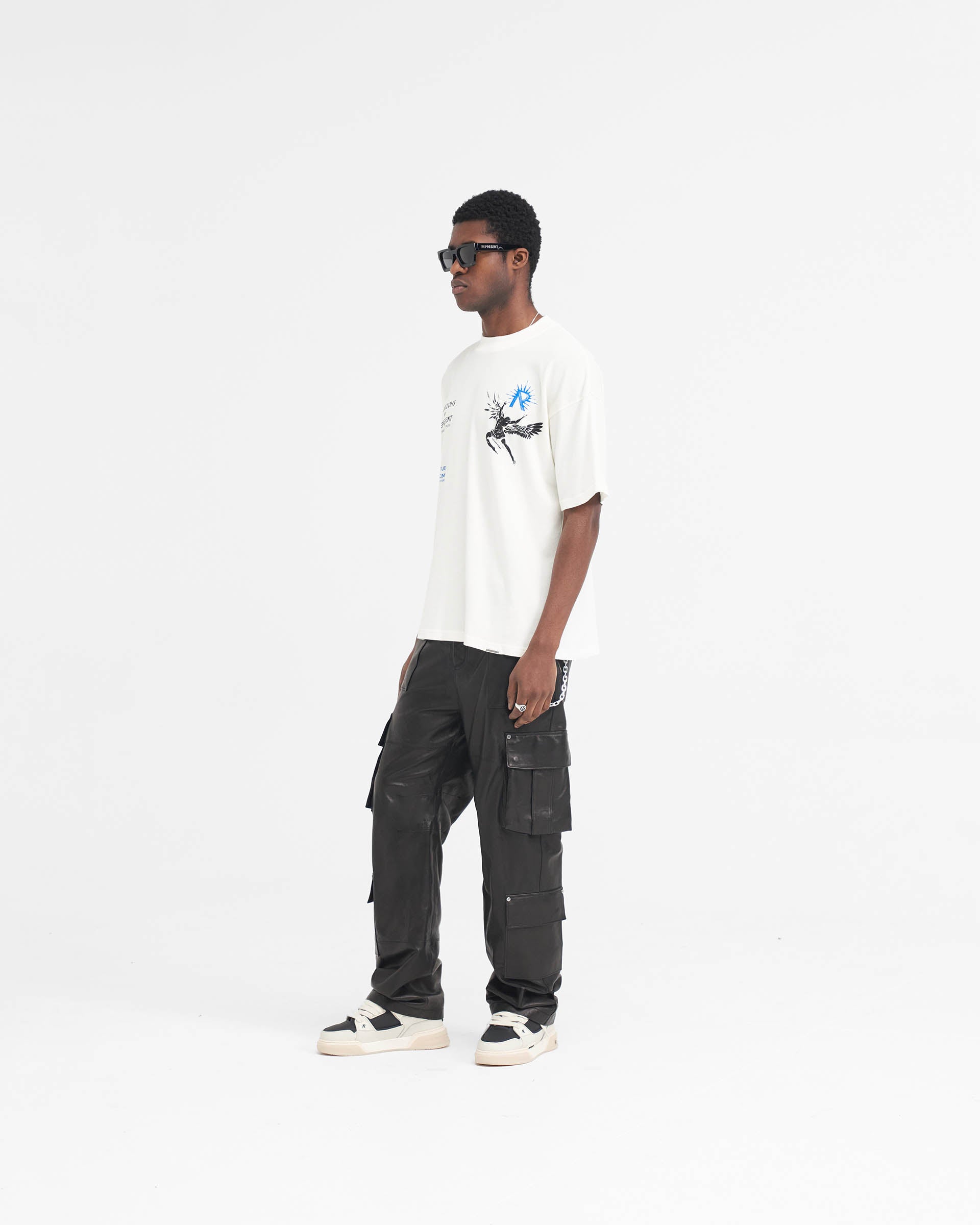 Icarus Graphic T-Shirt - Flat White | Stylish Casual Wear for Men & Women | Perfect for Everyday Outfits, Streetwear, and Lounge