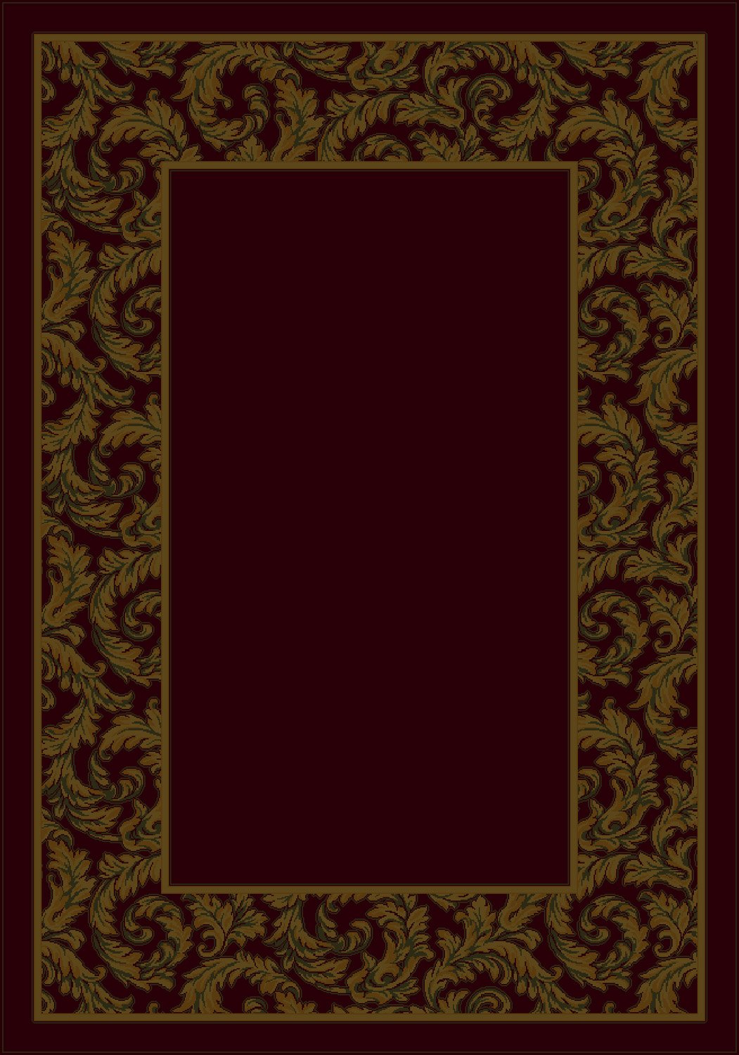 Premium Corinthius Dark Chocolate Area Rug 5'4