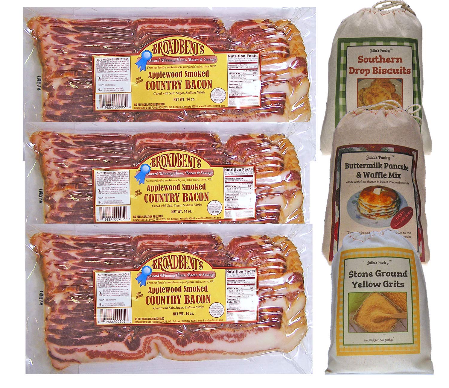 Premium Applewood Smoked Bacon Gift Box for Bacon Lovers - Perfect for Holidays, BBQ Parties & Gourmet Food Gifts