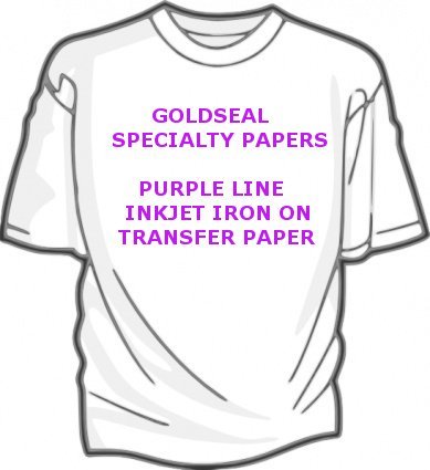 Premium T-Shirt Iron-On Transfer Paper for Inkjet Printers - 8.5x11 Inches, 100 Sheets Pack - DIY Custom Apparel, Personalized Gifts & Craft Projects