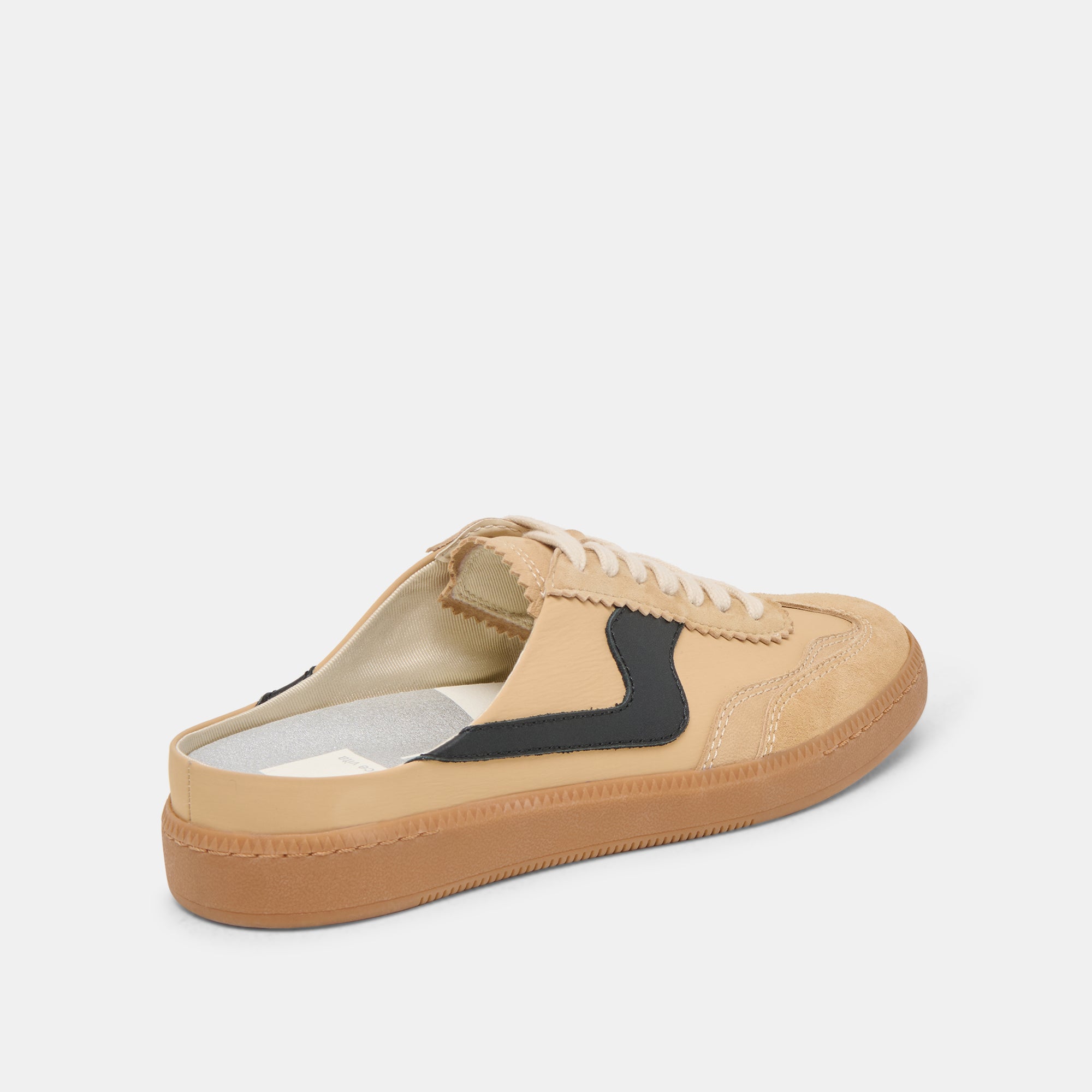 Notice Slide Sneakers in Tan Multi Suede - Comfortable Slip-On Shoes for Casual Wear & Everyday Outfits