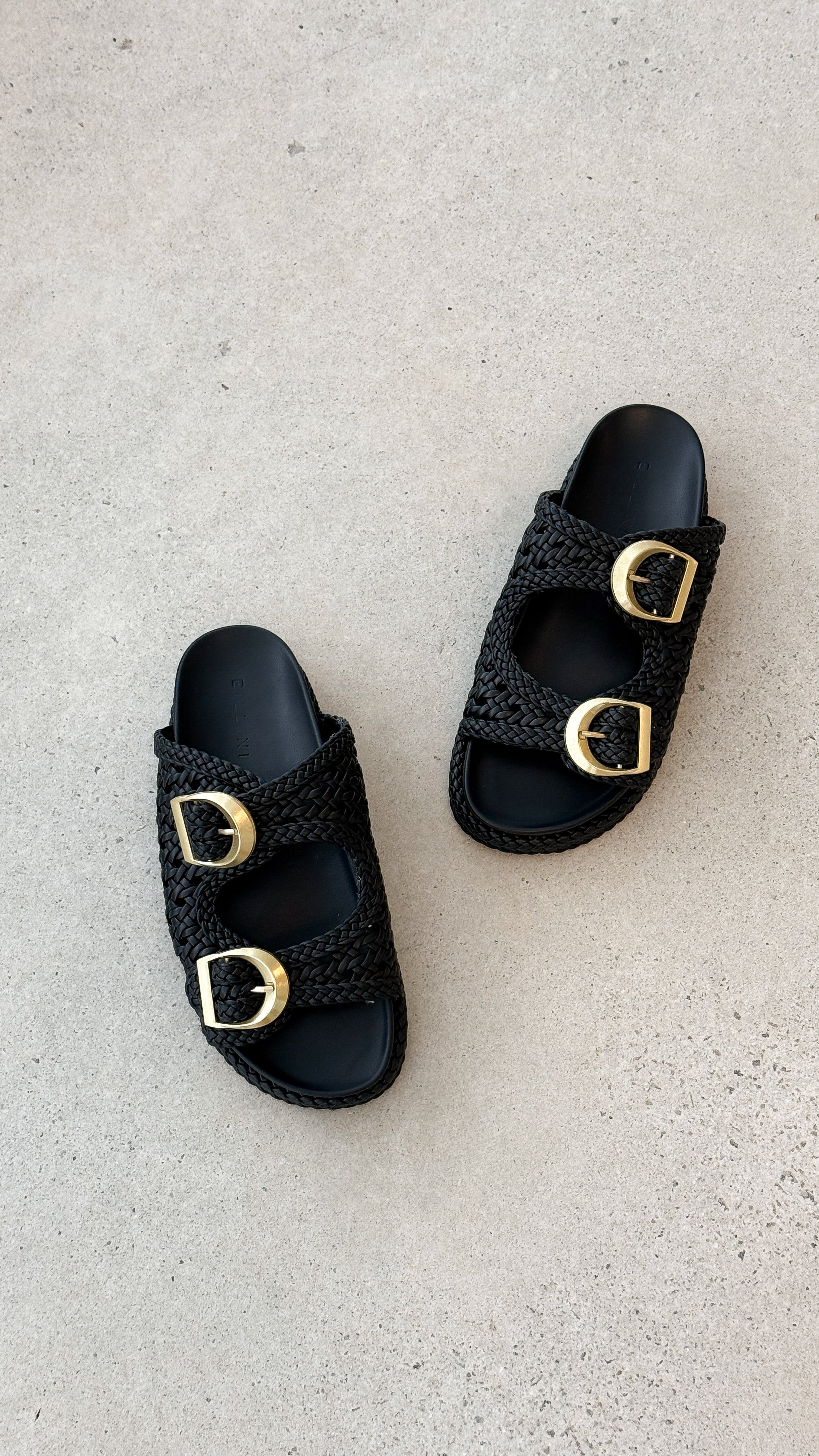 Gisella Slide Sandals for Women - Black Comfortable Summer Slides - Perfect for Beach, Pool, and Casual Wear