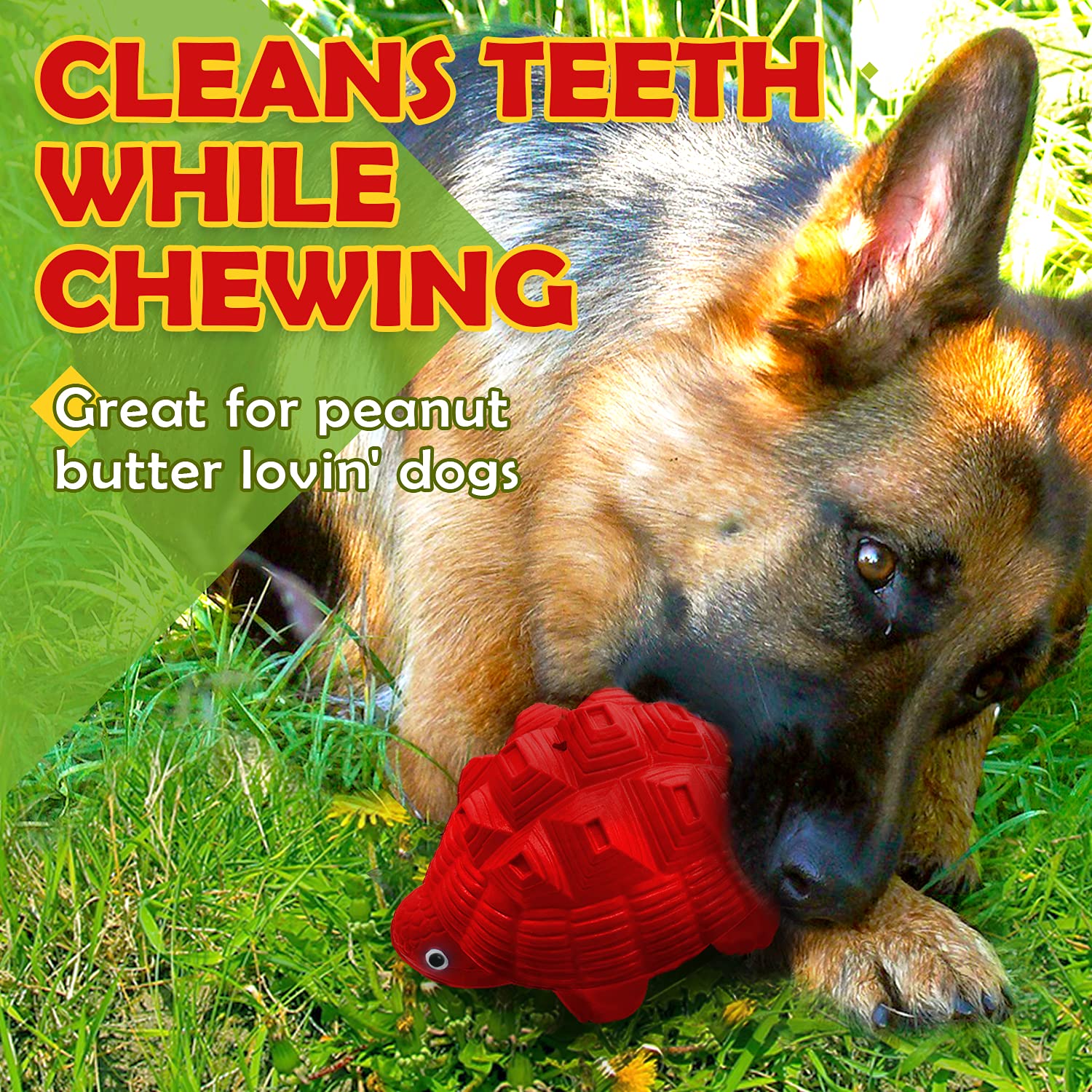 Durable Indestructible Dog Toys for Aggressive Chewers - Heavy Duty Chew Proof Toys for Large Breed Dogs - Tough Squeaky Dog Chew Toys for Boredom Relief & Dental Health | Perfect for Playtime, Training & Anxiety Relief