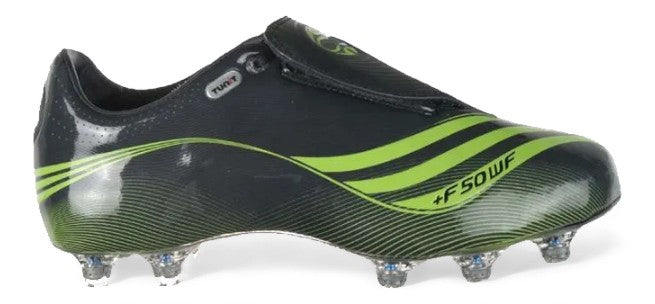 Adidas F50.7 Tunit FG Soccer Cleats - Black/Green Football Shoes for Men | Perfect for Turf & Firm Ground Play | Ideal for Training & Match Performance