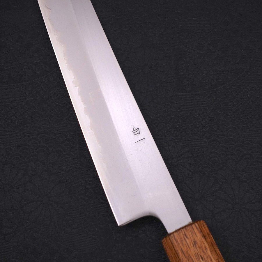 Premium Sujihiki Knife 240mm - Japanese White Steel #1 with Yaki Urushi Handle - Perfect for Sushi, Sashimi & Meat Slicing