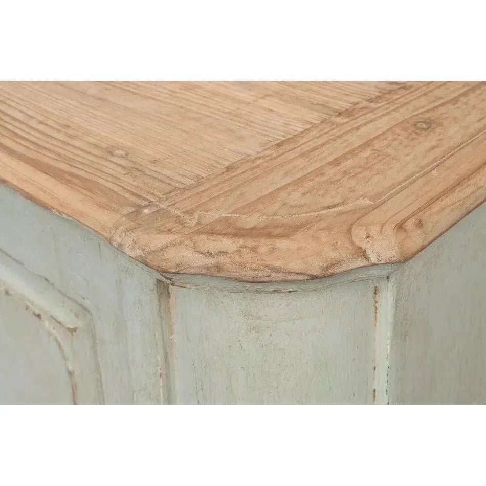 4-Door Sideboard Buffet Cabinet in Sage Green - Stylish Storage for Dining Room, Living Room & Entryway