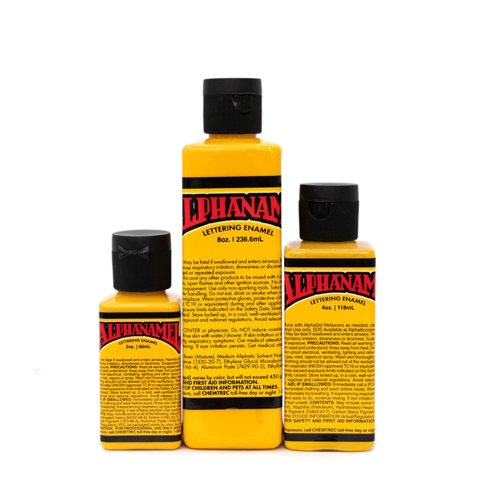 Alpha 6 Corp Dark Yellow Alphanamel Enamel Paint - High-Quality Durable Paint for DIY Projects, Model Kits & Metal Surfaces