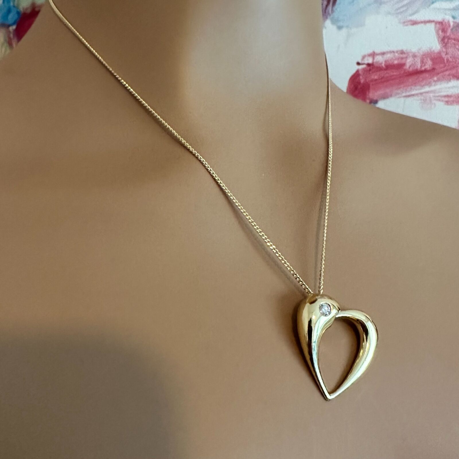 Georg Jensen 18K Yellow Gold Diamond Ouroboros Snake Necklace - Elegant Jewelry for Women, Perfect Gift for Anniversary & Special Occasions