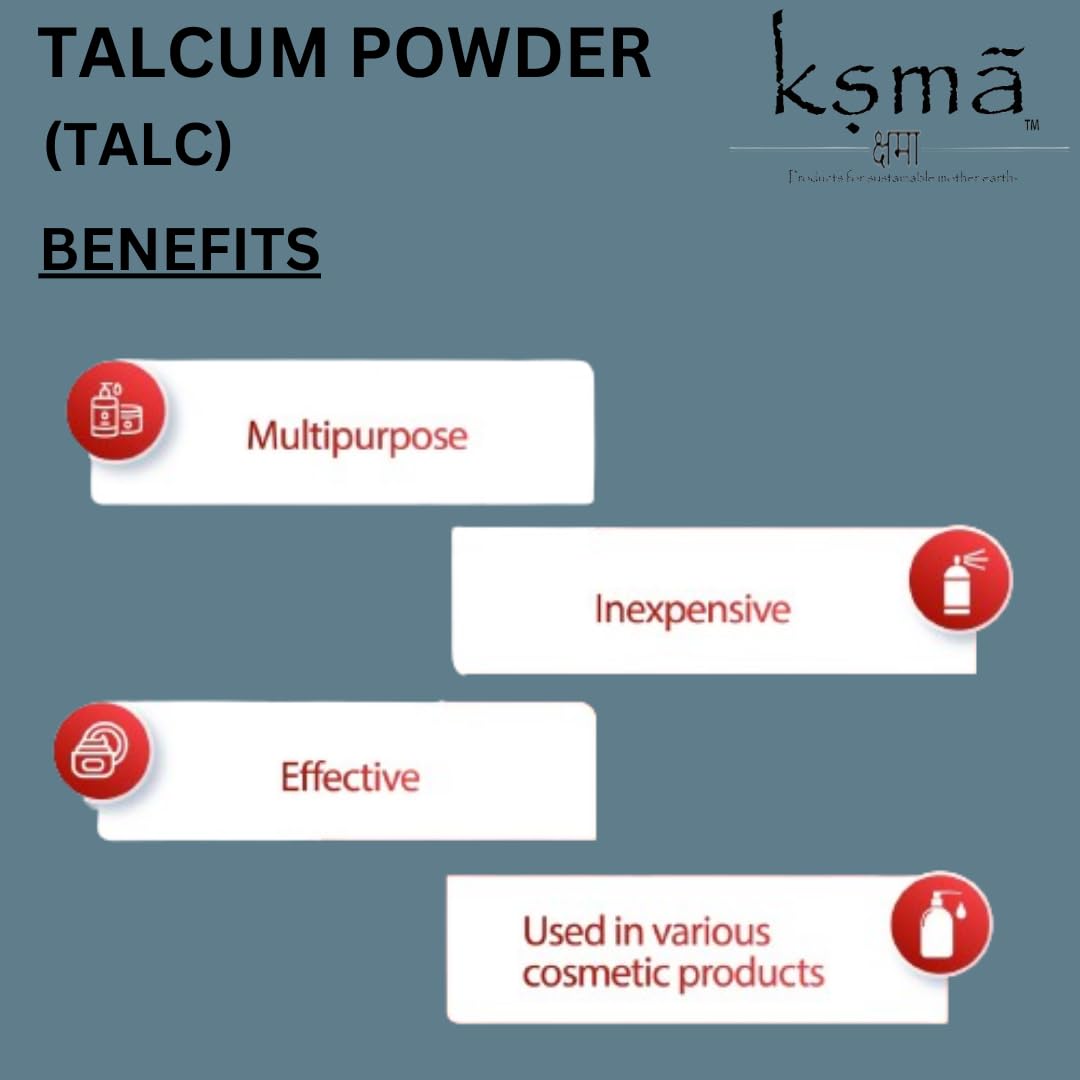 Ksma Talcum Powder 400g - Essential Cosmetic Raw Material for Flawless Beauty & Skincare