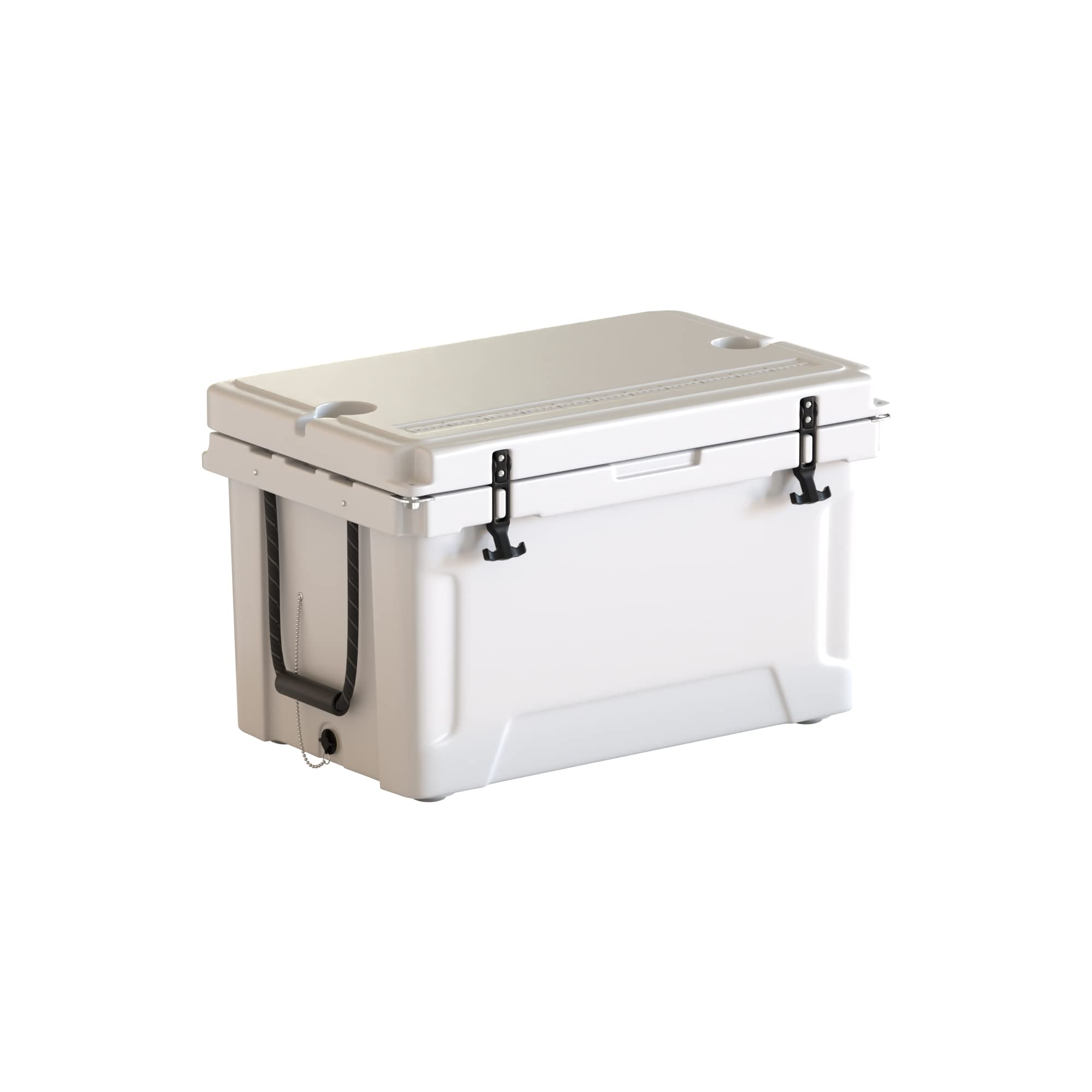 45 Qt. Heavy-Duty Rotomolded Cooler - Extreme Outdoor Ice Chest for Camping, Fishing, Hunting & Beach Trips - Keeps Ice for Days