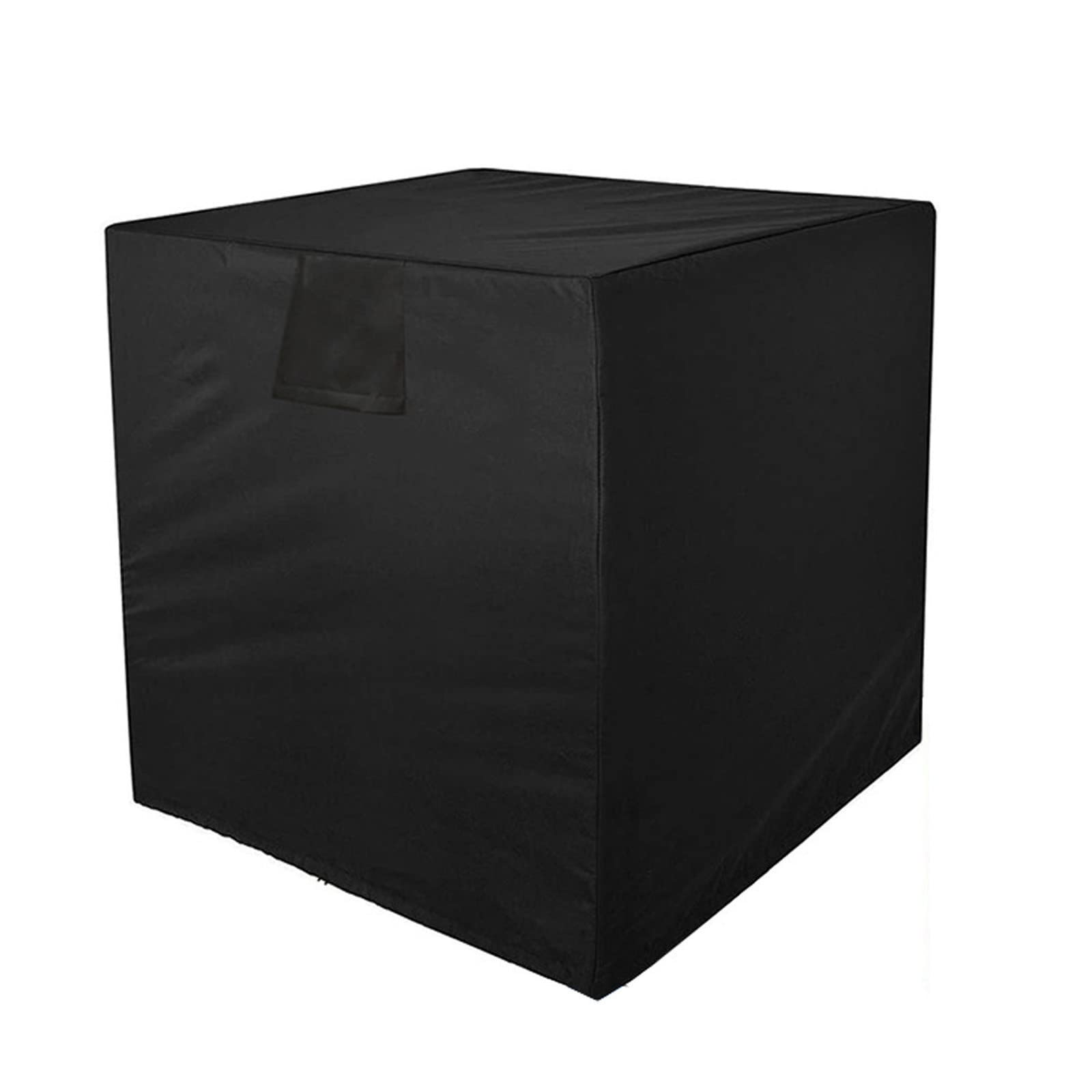 Pomobie Waterproof Outdoor AC Cover - Heavy Duty Durable Air Conditioner Protector for Housekeeping & Organizers (Black, One Size) - Perfect for Weather Protection & Home Maintenance