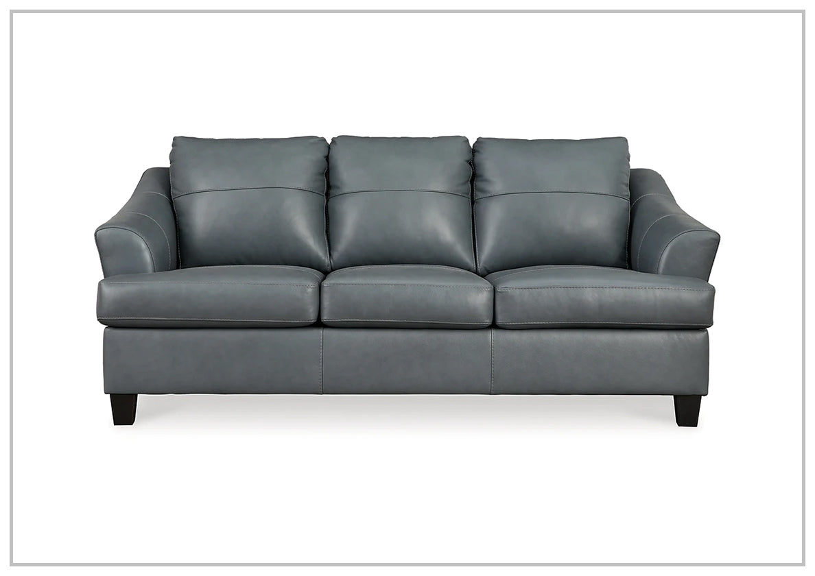 Gio Italia Geneva 3-Seater Queen Size Leather Sofa Bed - Convertible Sleeper Sofa for Living Room, Guest Room & Small Spaces