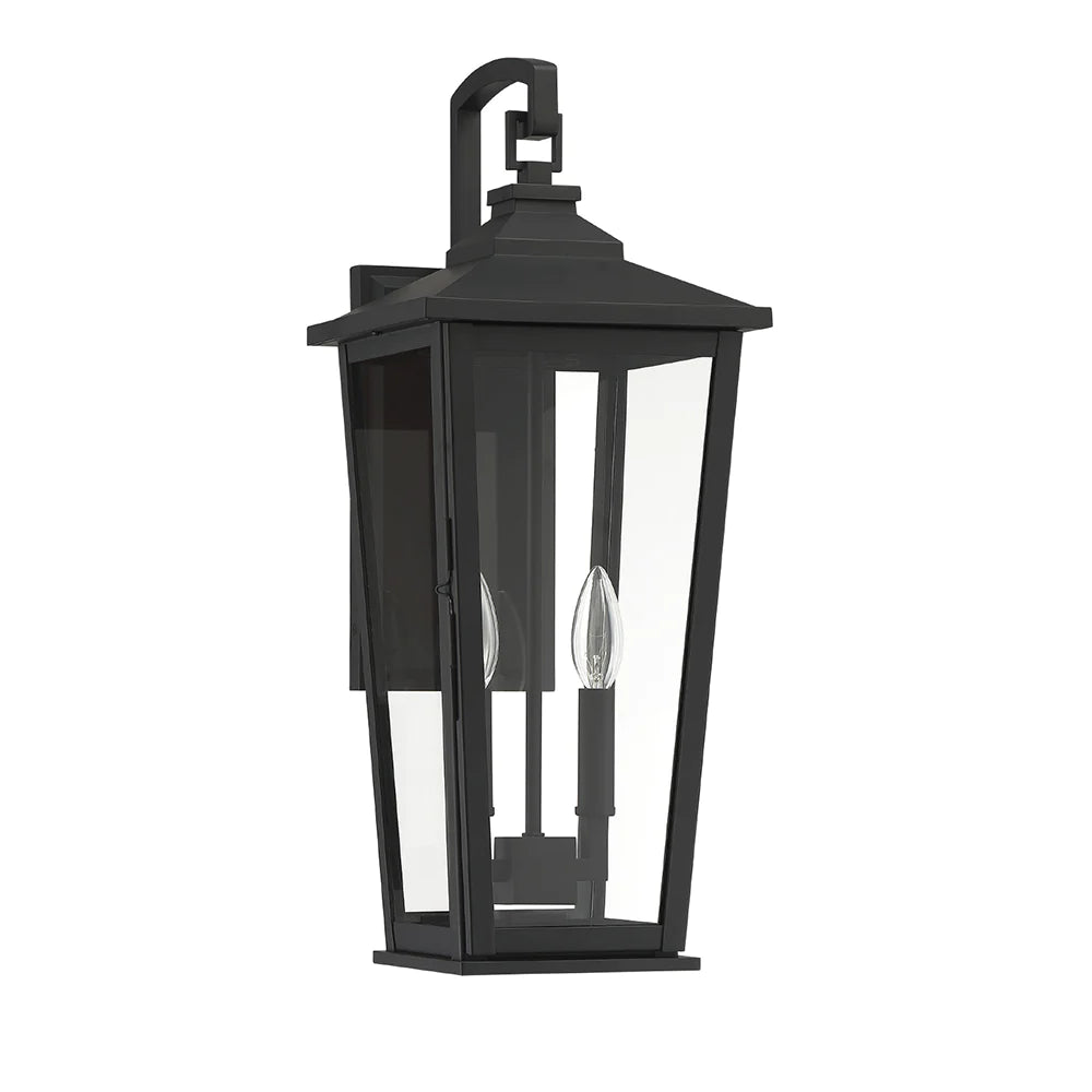 Rockhouse 2-Light Outdoor Wall Lantern - Small Bronze Finish - Perfect for Porch, Patio, and Entryway Lighting