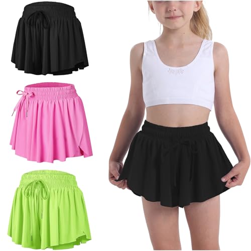 3 Pack(black,rose Red,neongreen)