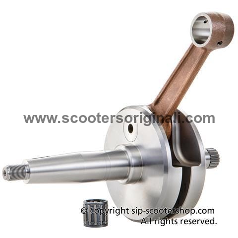 Premium SIP Lambretta Crankshaft LI/SX 58mm Stroke 107mm Con Rod - High Performance Engine Part for Scooter & Motorcycle Racing & Restoration Projects