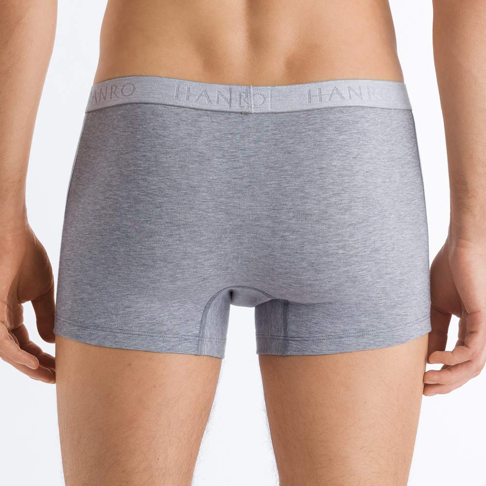 Hanro Men's Cotton Boxer Briefs 2-Pack - Soft Breathable Underwear for Everyday Comfort | Perfect for Workout, Travel & Daily Wear