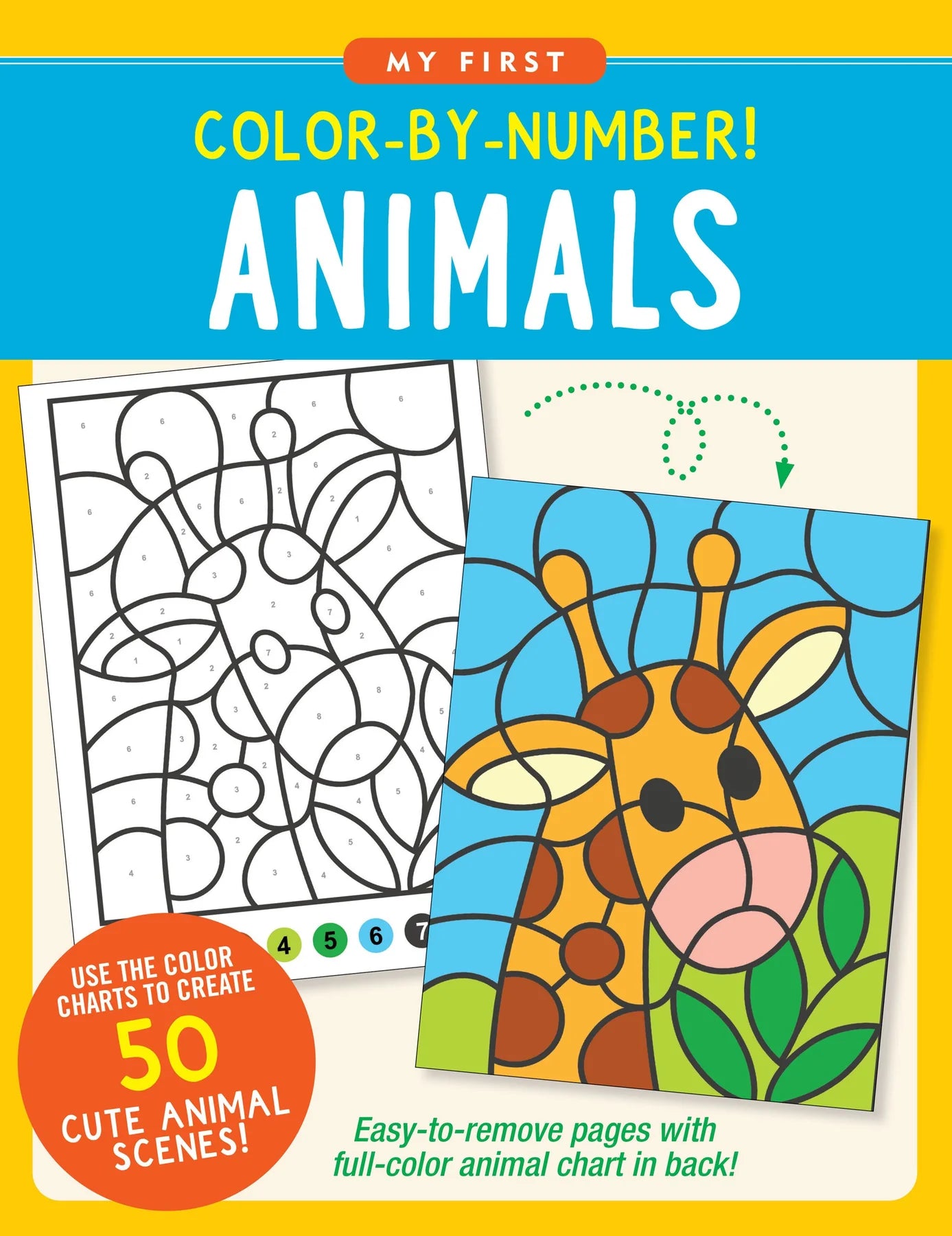Color By Number Animals - Fun & Relaxing Coloring Book for Kids & Adults | Perfect for Stress Relief, Art Therapy & Creative Play