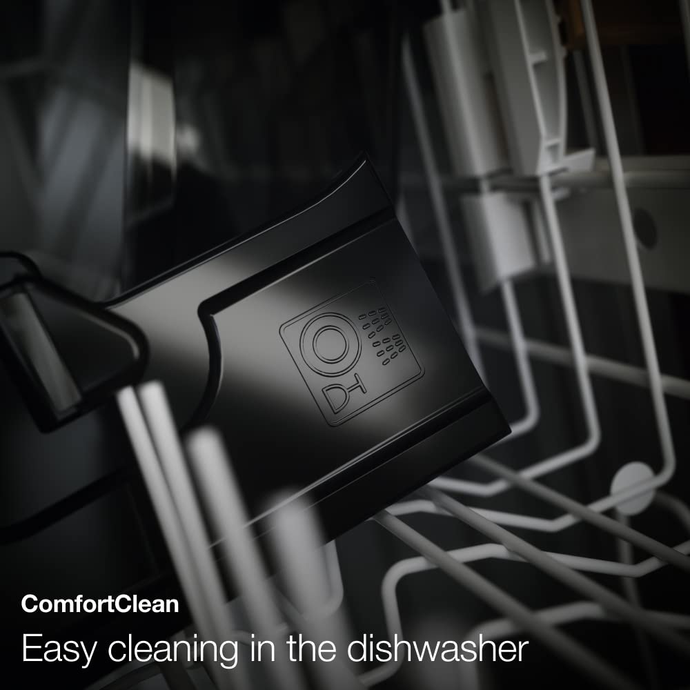Miele CM 5310 Silence Automatic Coffee Maker - OneTouch for Two, AromaticSystem, Coffee Pot & Cleaning Programs - Obsidian Black | Perfect for Home & Office Use