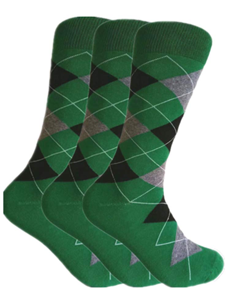 Men's Argyle Dress Socks for Groomsmen - Formal Wedding, Party & Gala Events - Perfect for Bridal Party, Business Meetings & Special Occasions