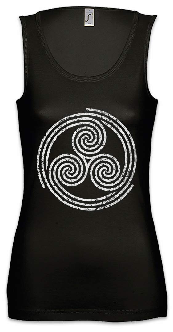 Urban Backwoods Triskelion Symbol II Women's Workout Tank Top - Breathable Gym Shirt for Yoga, Running & Fitness Training - Athletic Activewear for Women