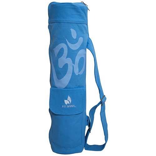 FIT SPIRIT Premium Exercise Yoga Mat Gym Bag with 2 Large Cargo Pockets - Perfect for Yoga, Gym, Travel & Sports Accessories Storage