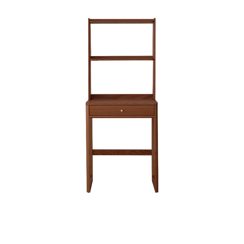 Solid Oak Wood Small Office Desk - Compact & Durable Home Office Furniture for Writing, Studying & Remote Work