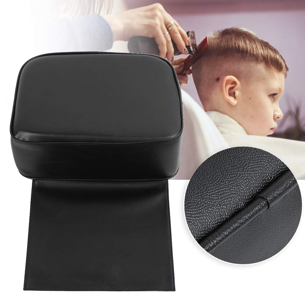 KUIKUI Toddler Booster Seat for Salon & Barber Shop - PU Leather Child Booster High Chair for Easy Hair Cutting (14.6 x 11 x 5.5 Inches) - Perfect for Kids Haircuts at Home or Professional Salons