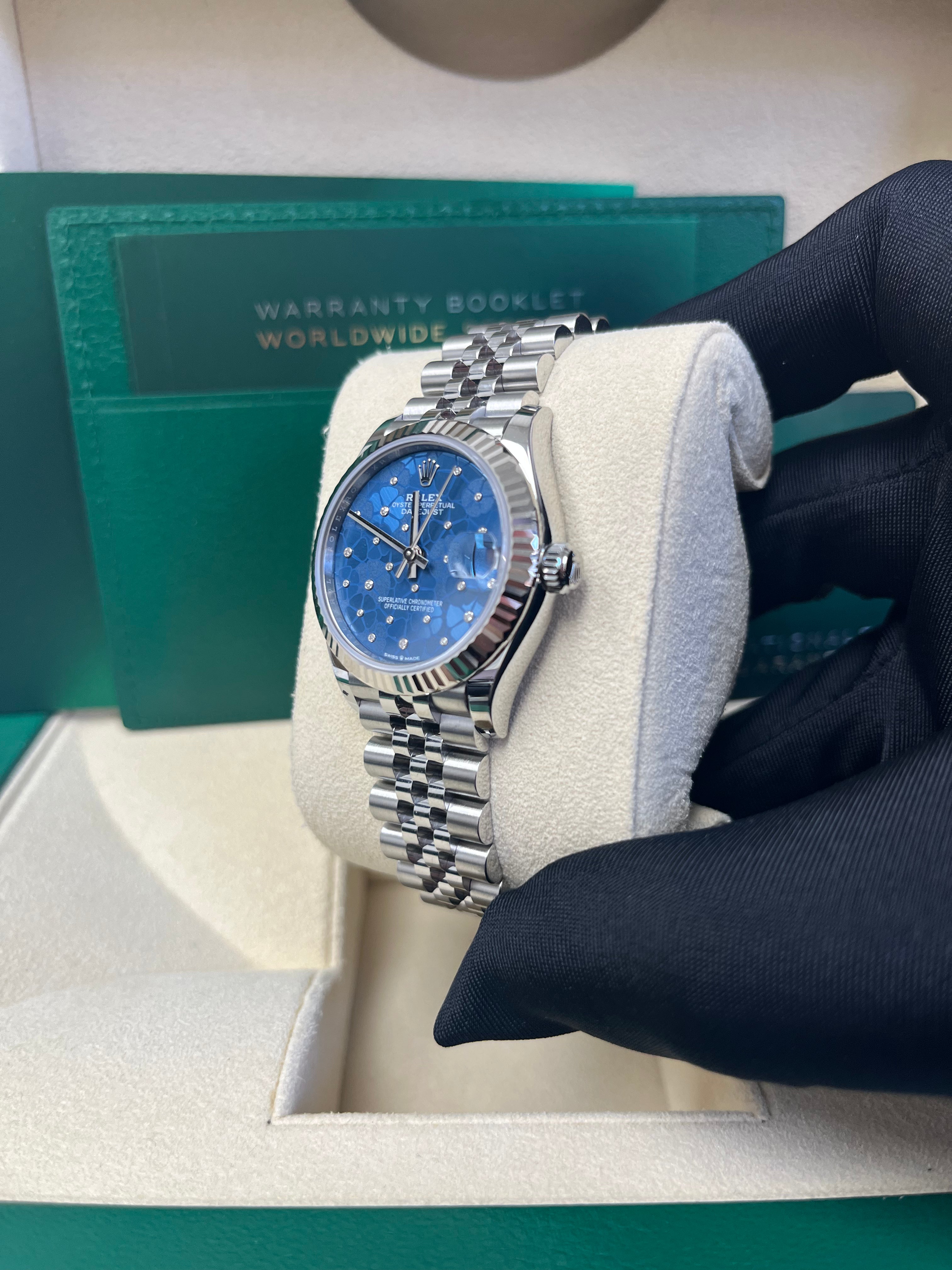 Rolex Datejust 31mm Watch - 2022 New Model Oystersteel & White Gold Jubilee Bracelet (Ref.278274) | Luxury Women's Watch for Business, Party & Special Occasions