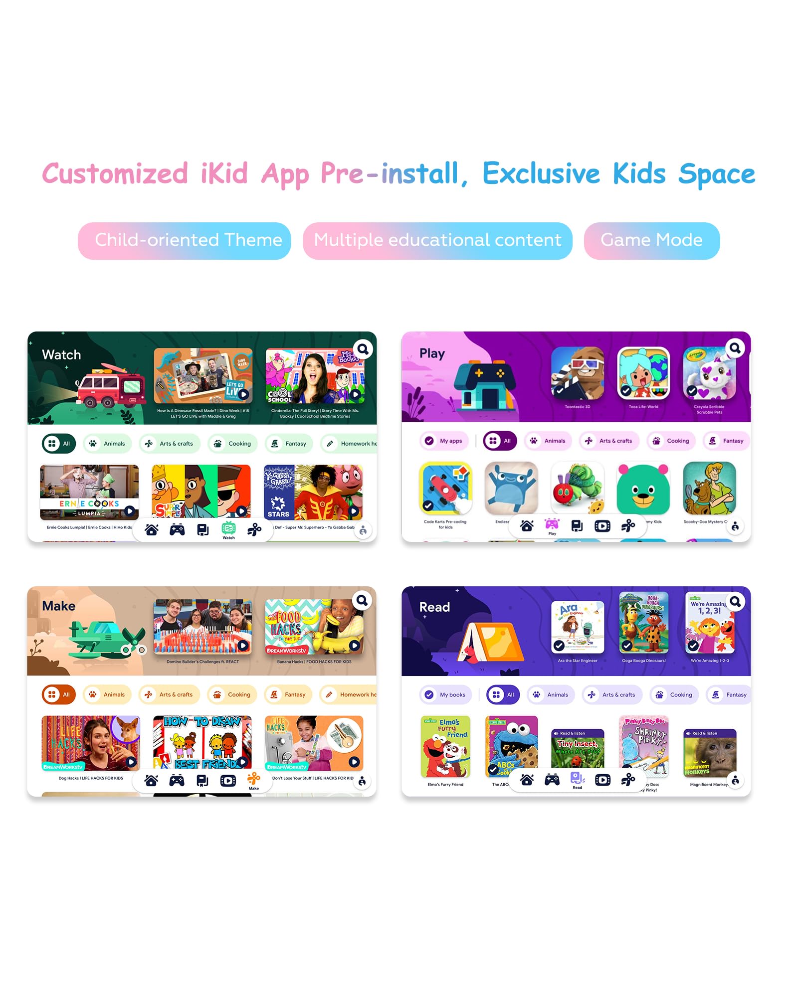 Blackview 8 Inch Kids Tablet with Eye Protection Mode - Android Tablet for Kids Ages 3-12, Parental Control, 64GB+6GB RAM (Expandable to 1024GB), Quad-Core Processor - Perfect for Learning, Games & Safe Entertainment at Home or Travel