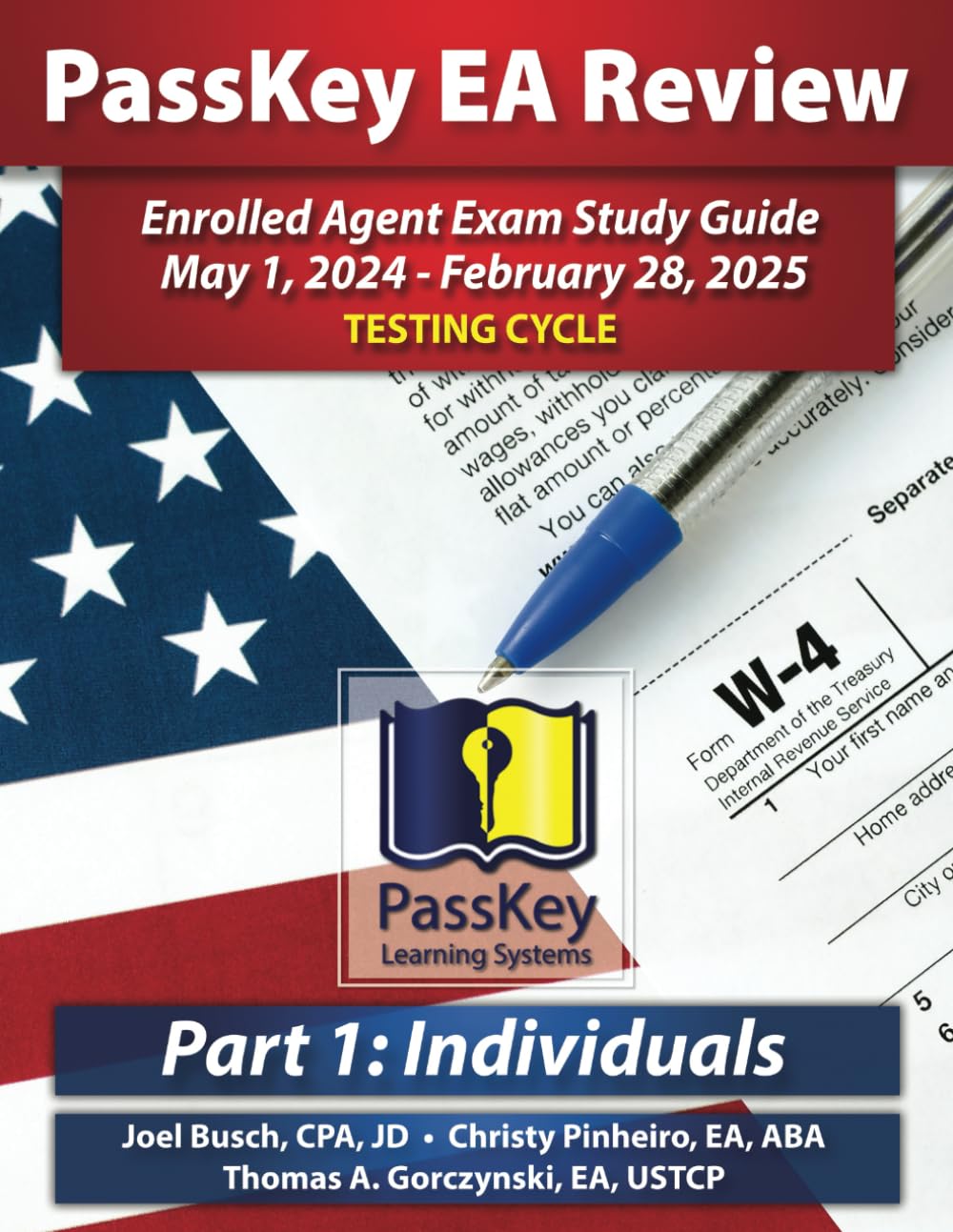 PassKey EA Review Part 1 Individuals Study Guide - Enrolled Agent Exam Prep for May 2024-February 2025 Testing Cycle | IRS Tax Certification Test Preparation for Accounting Professionals