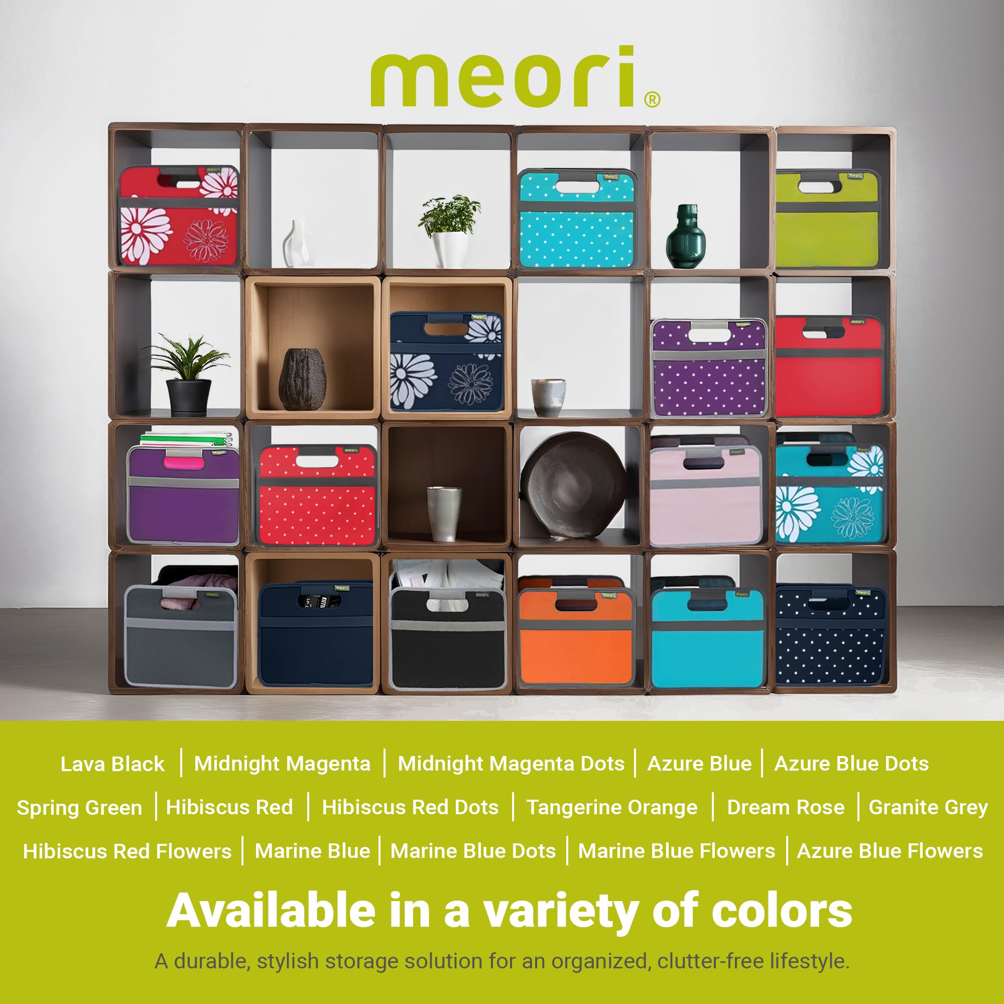 Collapsible Fabric Storage Bin with Handles - Organize Shelves & Closets