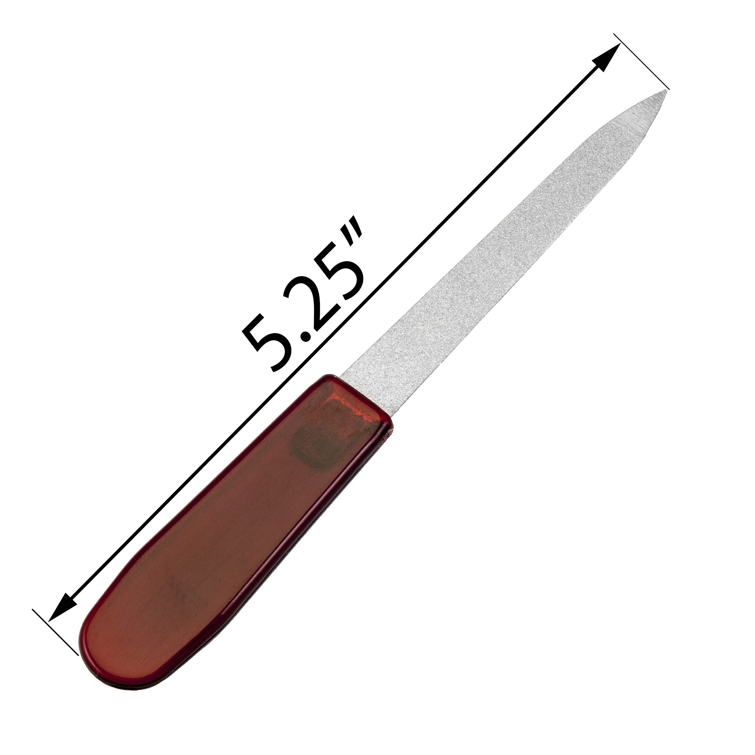 Premium Sapphire Crystal Nail Files Set - 3 Pack Professional Metal Manicure & Pedicure Tools for Strong Natural Nails - Perfect for Home Salon, Travel & Gift Giving