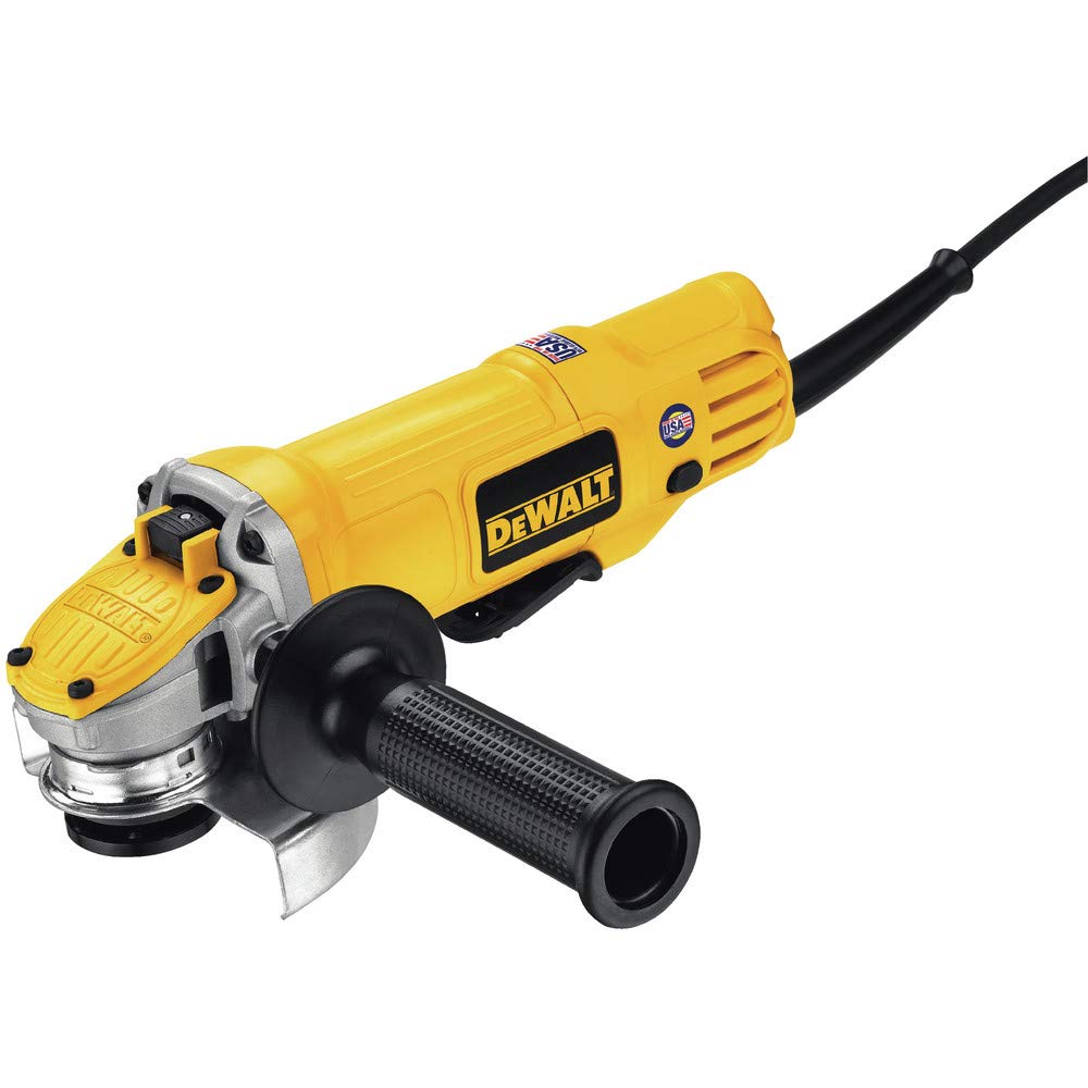 DEWALT DWE4120W 4-1/2 Inch Paddle Switch Angle Grinder - Powerful Corded Tool for Metal Cutting, Grinding & Polishing - Perfect for DIY Projects, Construction & Metalworking