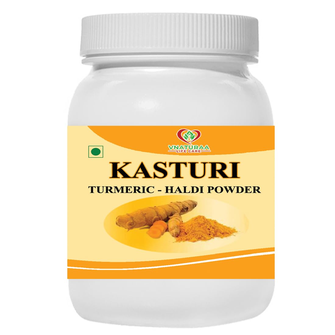 Organic Wild Turmeric Powder (Kasturi Manjal Haldi) - 100g | Natural Skin Brightening & Glow Booster | Face Mask, DIY Beauty & Ayurvedic Remedies