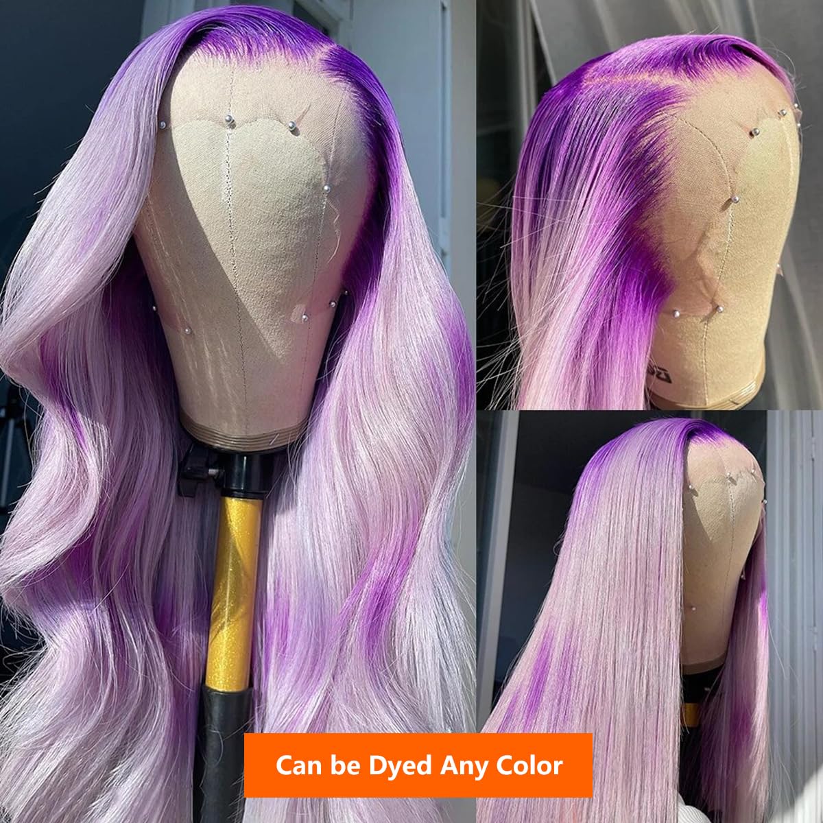 613 Blonde Human Hair Lace Front Wig 30 Inch - 13x6 HD Lace Frontal Wig 200% Density Pre-Plucked Glueless Straight Wig for Women | Perfect for Daily Wear, Cosplay, Parties & Special Occasions